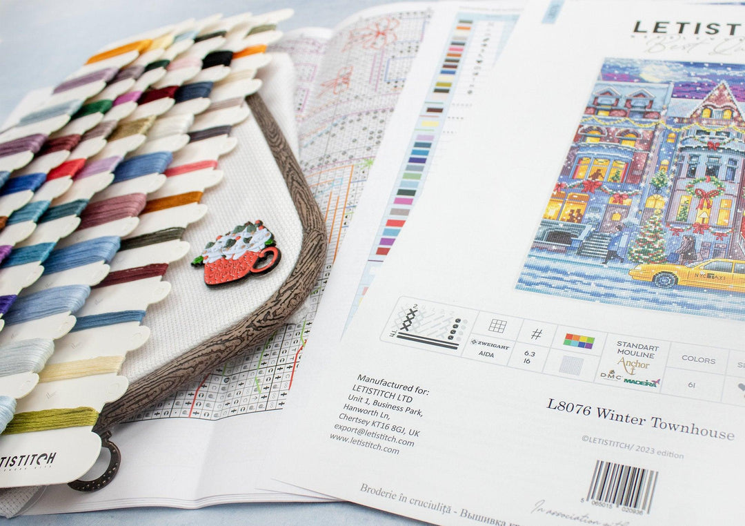 Winter Townhouse L8076 Counted Cross Stitch Kit