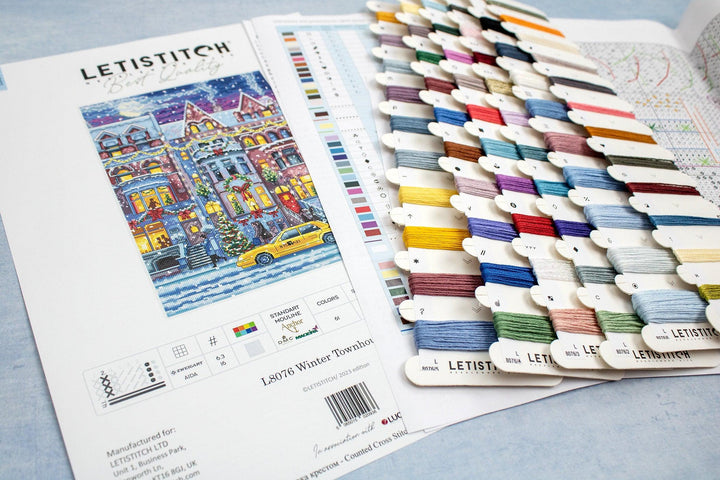 Winter Townhouse L8076 Counted Cross Stitch Kit