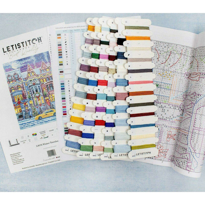 Winter Townhouse L8076 Counted Cross Stitch Kit