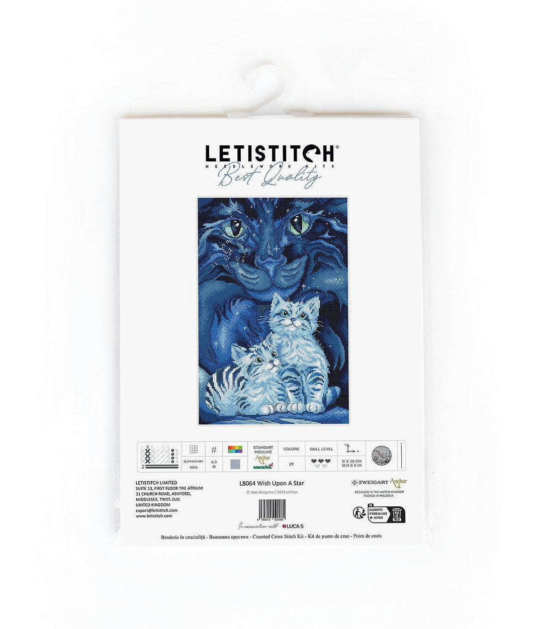 Wish Upon A Star L8064 Counted Cross Stitch Kit