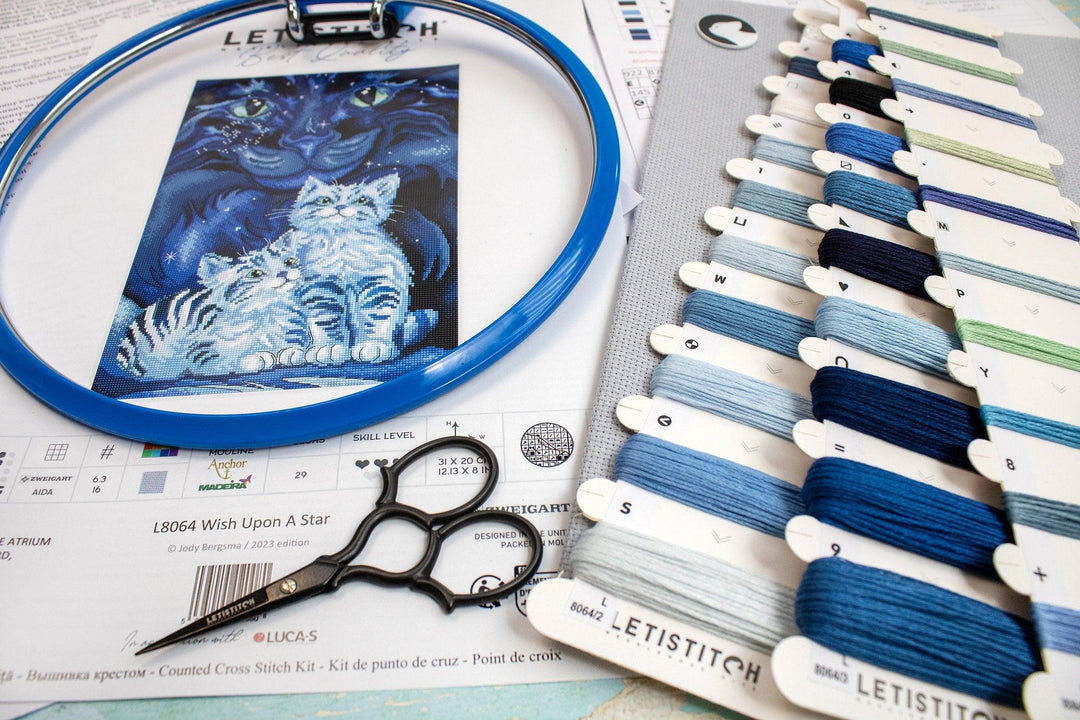 Wish Upon A Star L8064 Counted Cross Stitch Kit