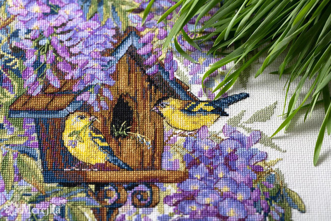 Wisteria K-137 Counted Cross-Stitch Kit