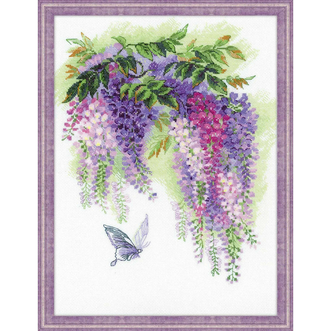 Wisteria R1672 Counted Cross Stitch Kit