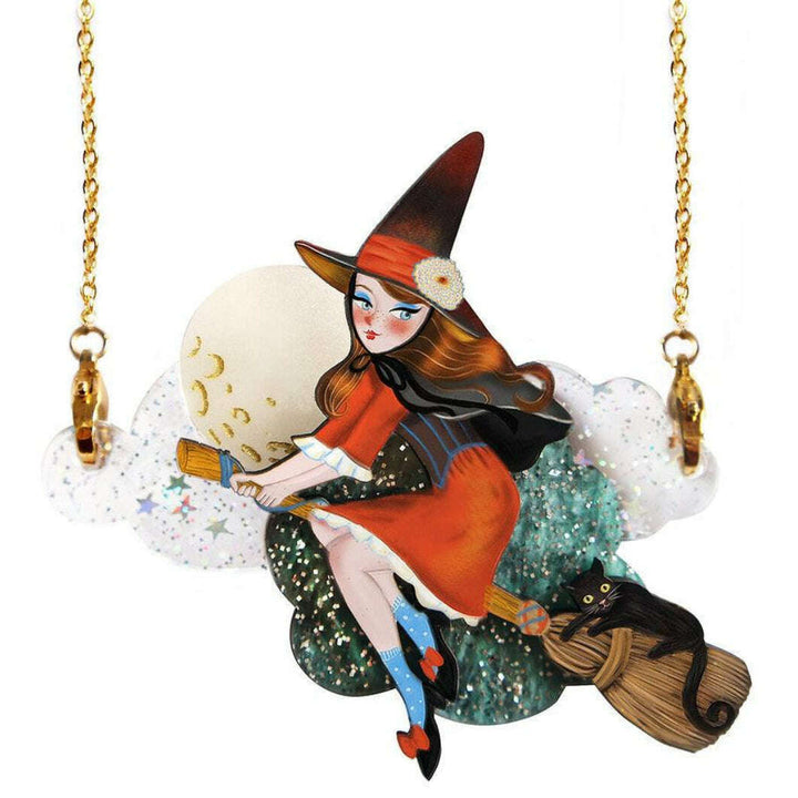 Witch Convertible Necklace-Brooch by Laliblue - Quirks!