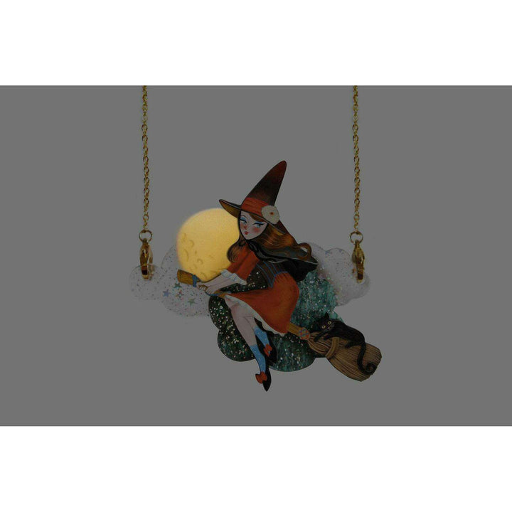 Witch Convertible Necklace-Brooch by Laliblue - Quirks!
