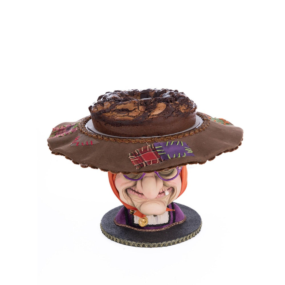 Witch Head Cake Plate by Katherine's Collection  6