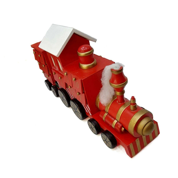 Wizardi Christmas Red Train Advent Calendar F07M14-4-Y01717