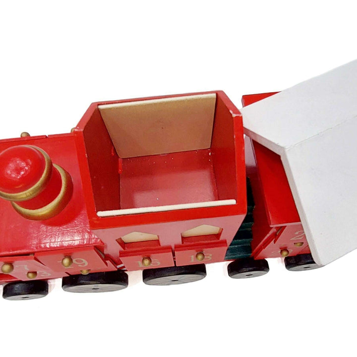 Wizardi Christmas Red Train Advent Calendar F07M14-4-Y01717