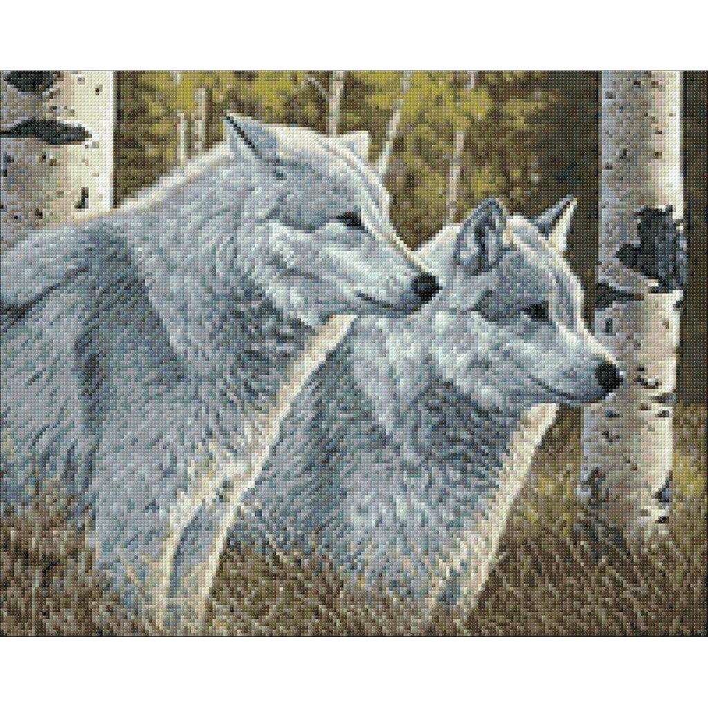 Wolves CS2570 19.7 x 15.8 inches Crafting Spark Diamond Painting Kit
