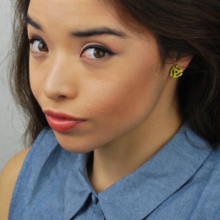 Last Chance! 45 Record Adapter Earrings