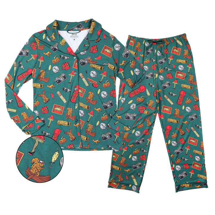 The Cabin Core | Evergreen Cabin SleepDeep™ Women’s Long Sleeve Pajama Set