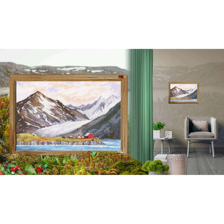 Wonderful North. Svalbard M938 Counted Cross Stitch Kit