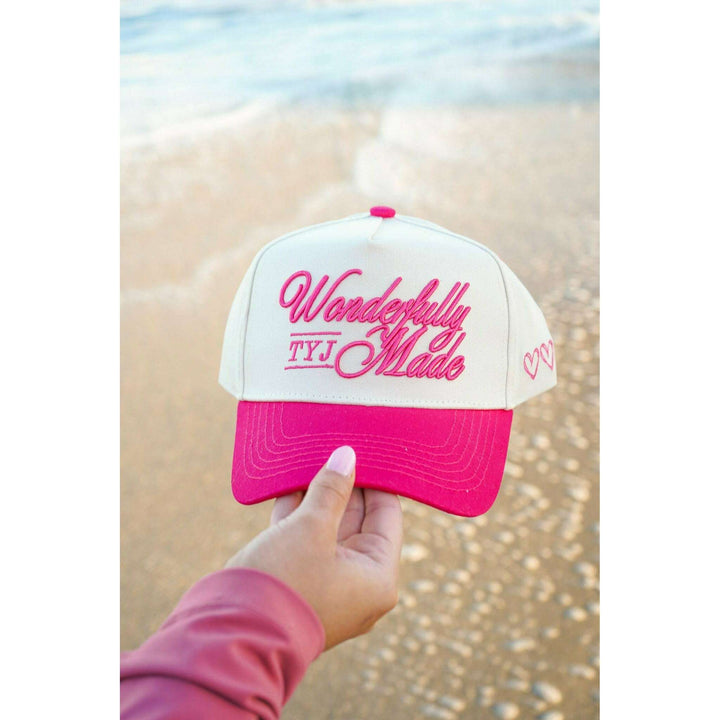 Wonderfully Made - Hot Pink Vintage Trucker Hat