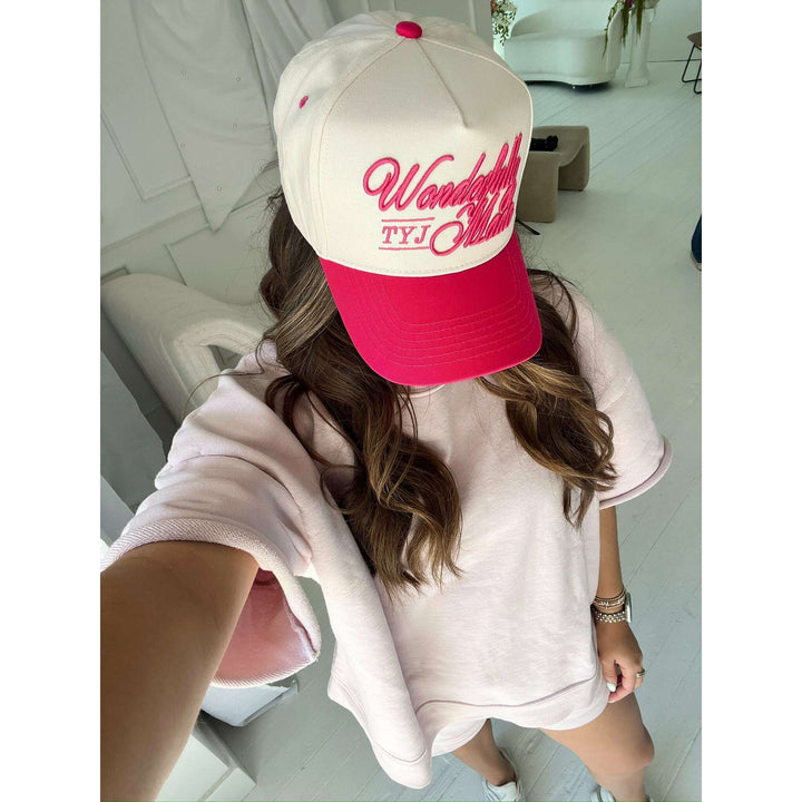 Wonderfully Made - Hot Pink Vintage Trucker Hat