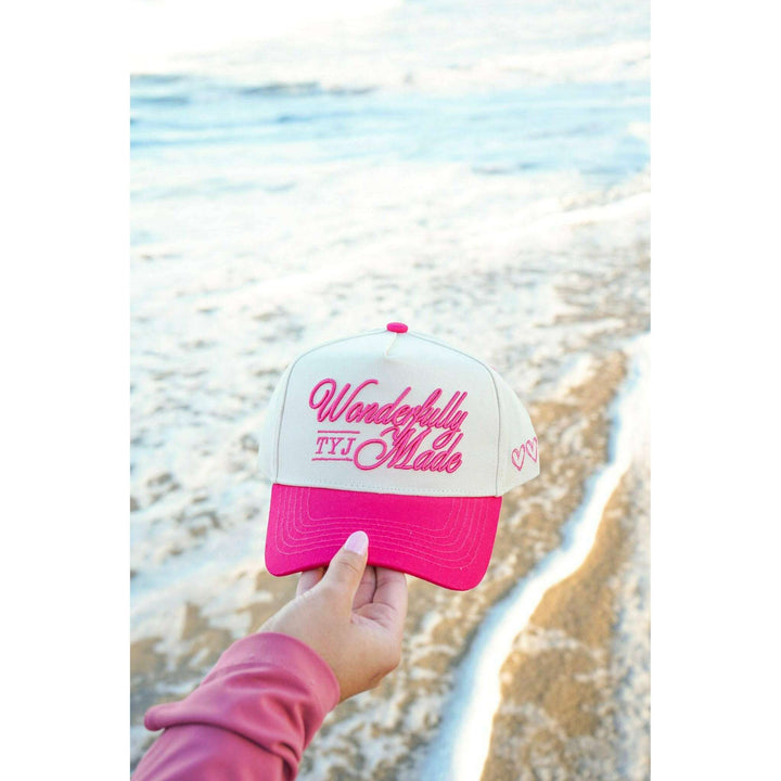 Wonderfully Made - Hot Pink Vintage Trucker Hat