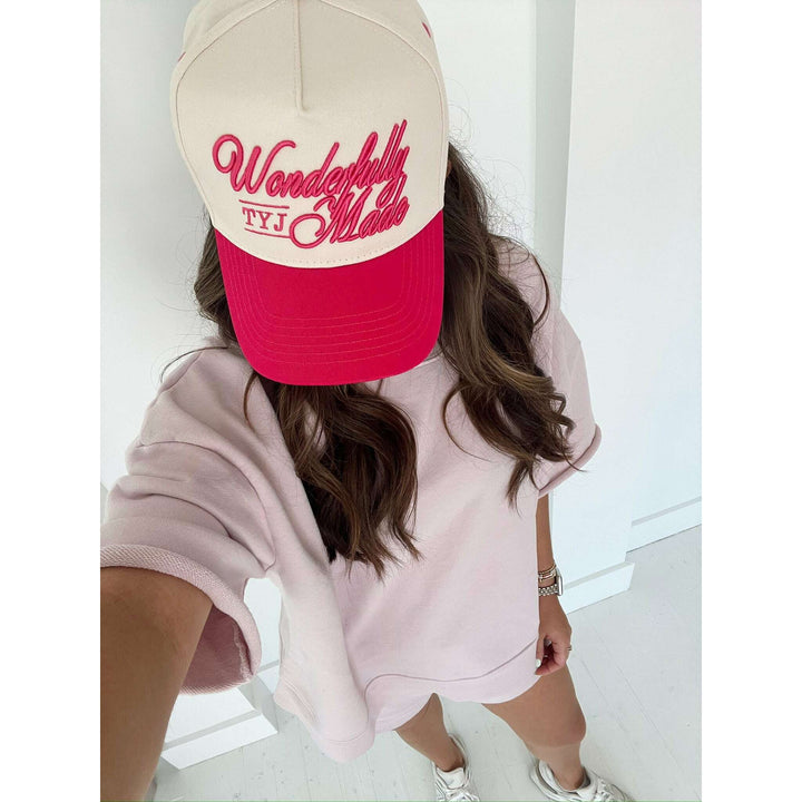 Wonderfully Made - Hot Pink Vintage Trucker Hat