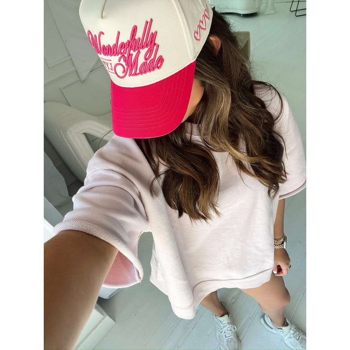 Wonderfully Made - Hot Pink Vintage Trucker Hat