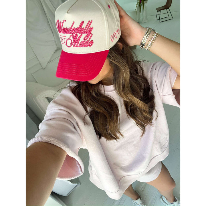 Wonderfully Made - Hot Pink Vintage Trucker Hat