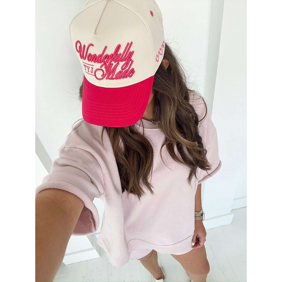 Wonderfully Made - Hot Pink Vintage Trucker Hat