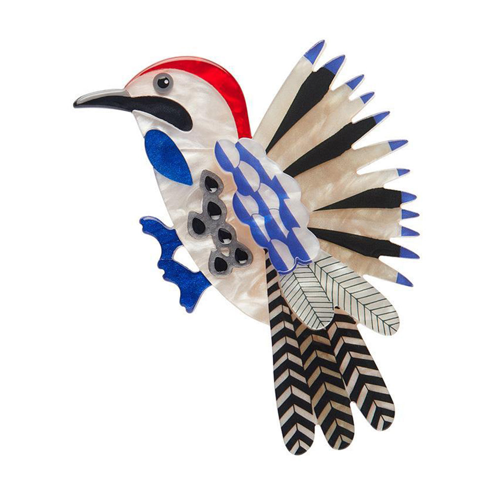 Wondrous Woodpecker Brooch by Erstwilder image