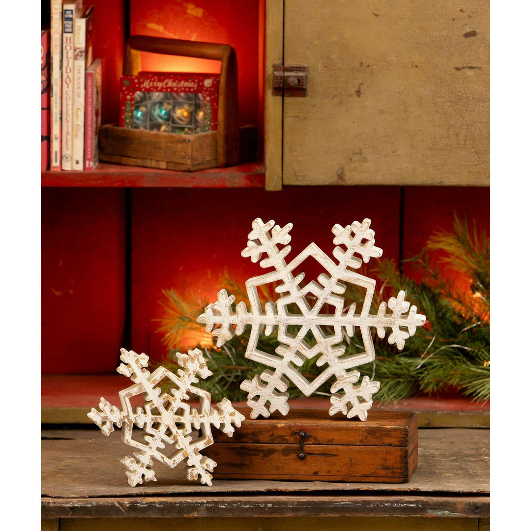 Wooden 10" Snowflake by Bethany Lowe Designs, image 2