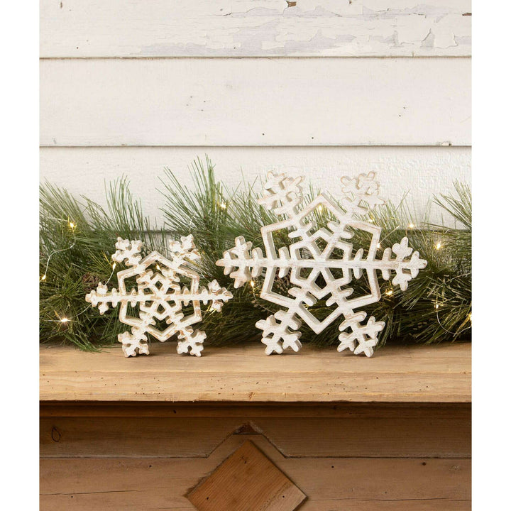 Wooden 10" Snowflake by Bethany Lowe Designs, image 3