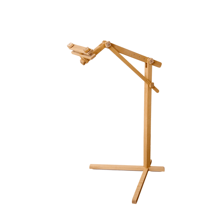 Wooden embroidery stand FLOOR-STANDING Flamingo without frame CSFL1