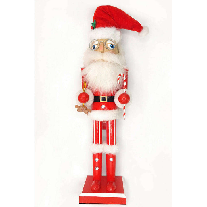 Wooden Festive Santa Nutcracker Wizardi F07M6-6