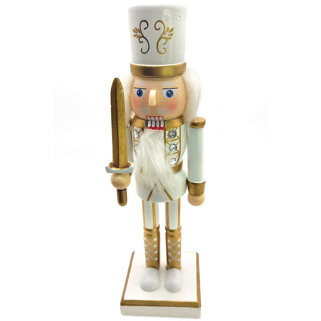 Wooden Golden Guard Nutcracker Wizardi F07M6-14A