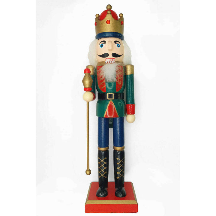 Wooden King Nutcracker Wizardi F07M6-11 Green