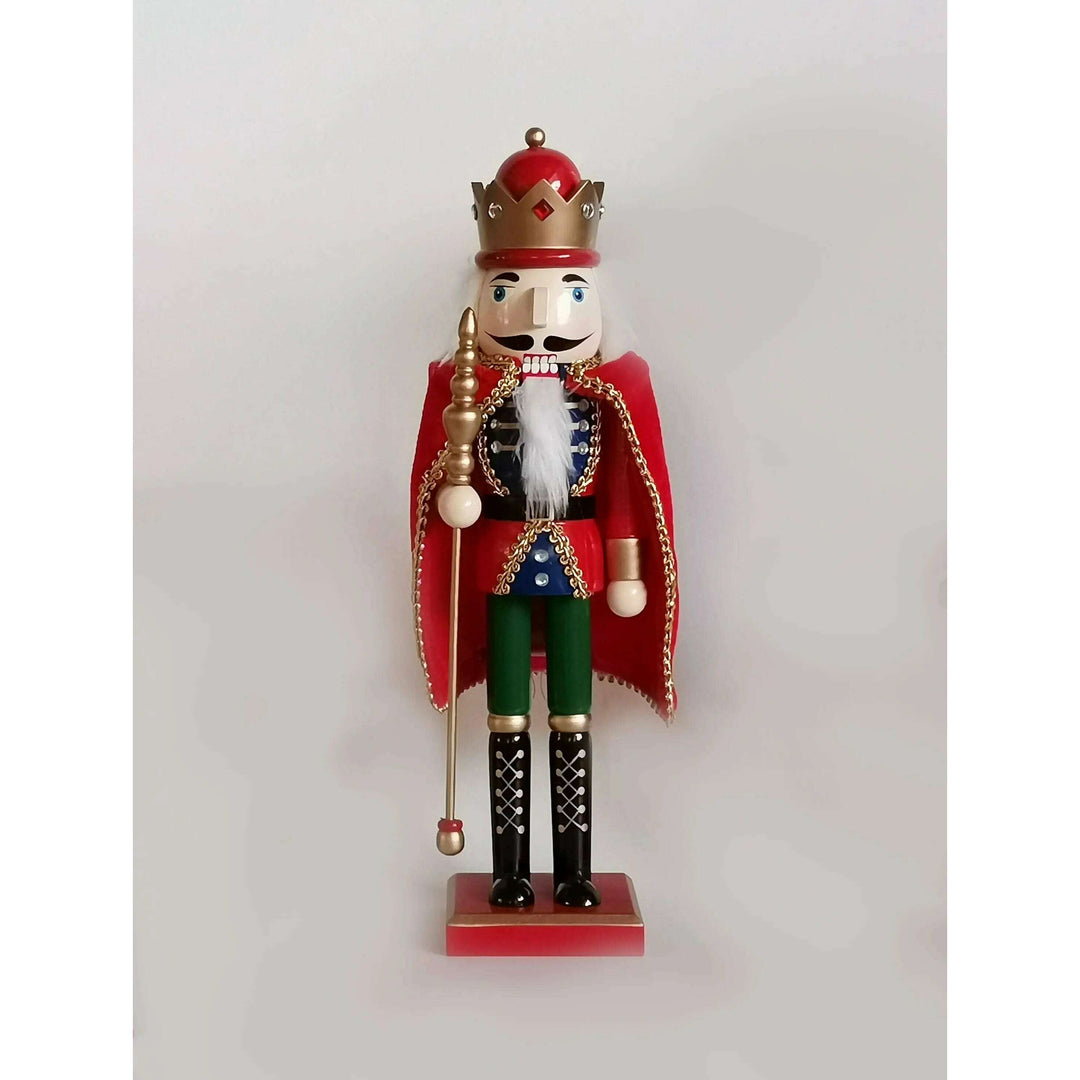 Wooden Royal Nutcracker King Wizardi F07M6-8B
