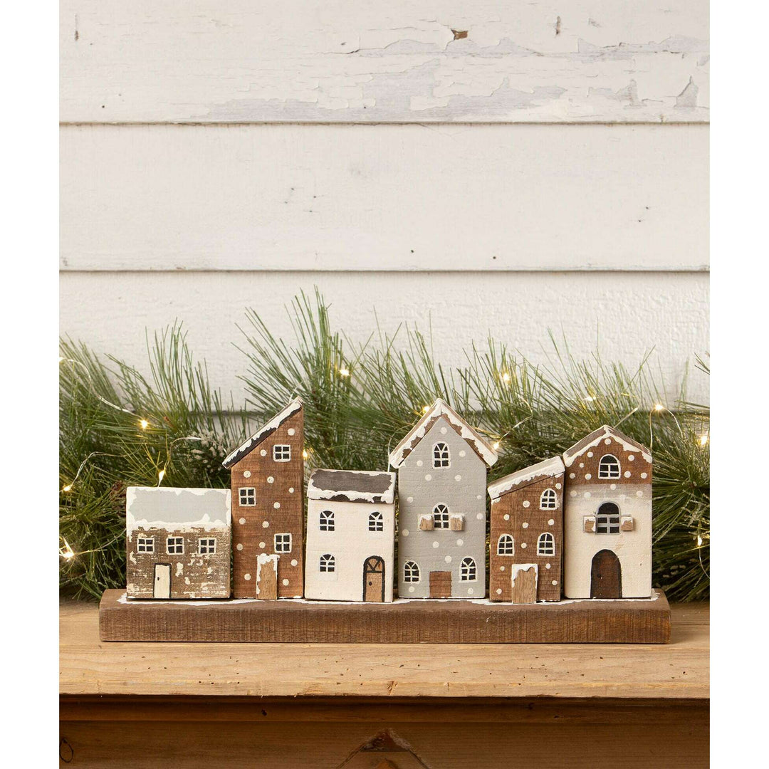 Wooden Village by Bethany Lowe Designs, christmas decor