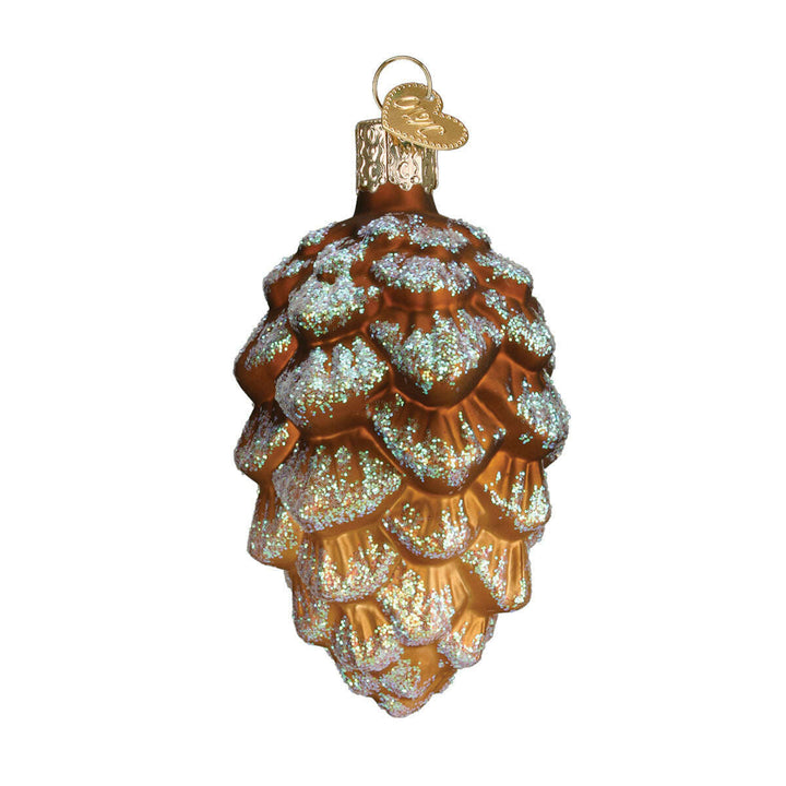Old World Christmas Woodland Cone Blown Glass Ornament