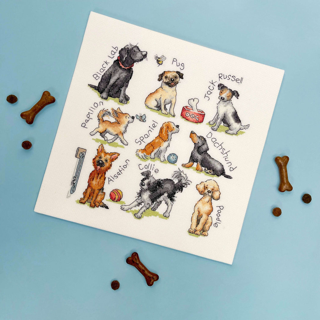 Woof! XKG16 Counted Cross Stitch Kit