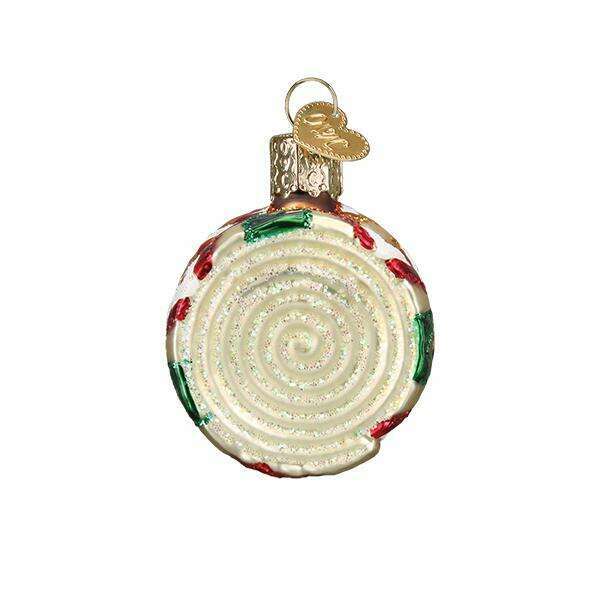 Old World Christmas Wool Blanket Blown Glass Ornament