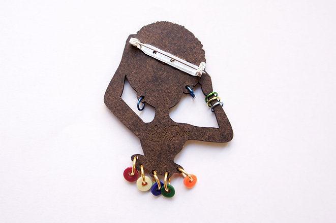 World Day of African Culture brooch by LaliBlue - Quirks!