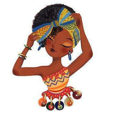 World Day of African Culture brooch by LaliBlue - Quirks!
