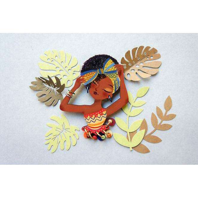 World Day of African Culture brooch by LaliBlue - Quirks!