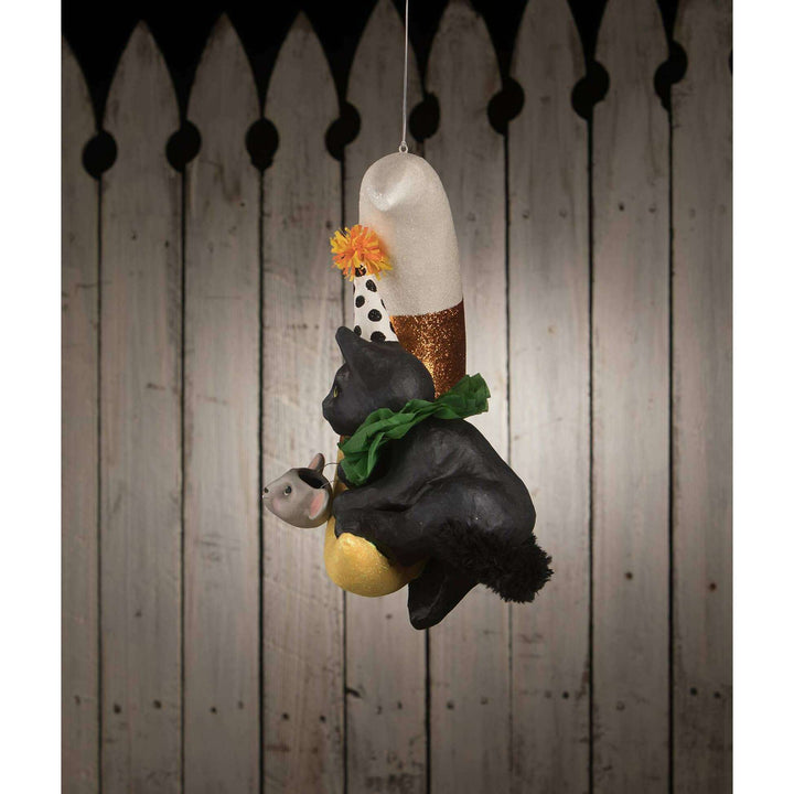 XL Party Kitty Candy Corn Moon - LAST CHANCE!