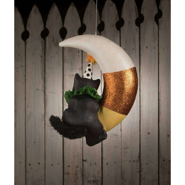 XL Party Kitty Candy Corn Moon - LAST CHANCE!