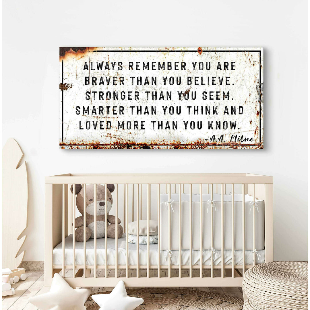 You Are Loved More Than You Know Rustic Sign