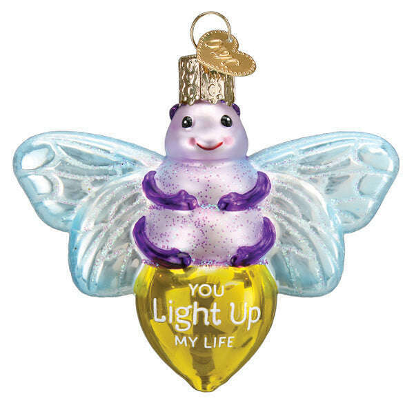 Old World Christmas You Light Up My Life Blown Glass Ornament