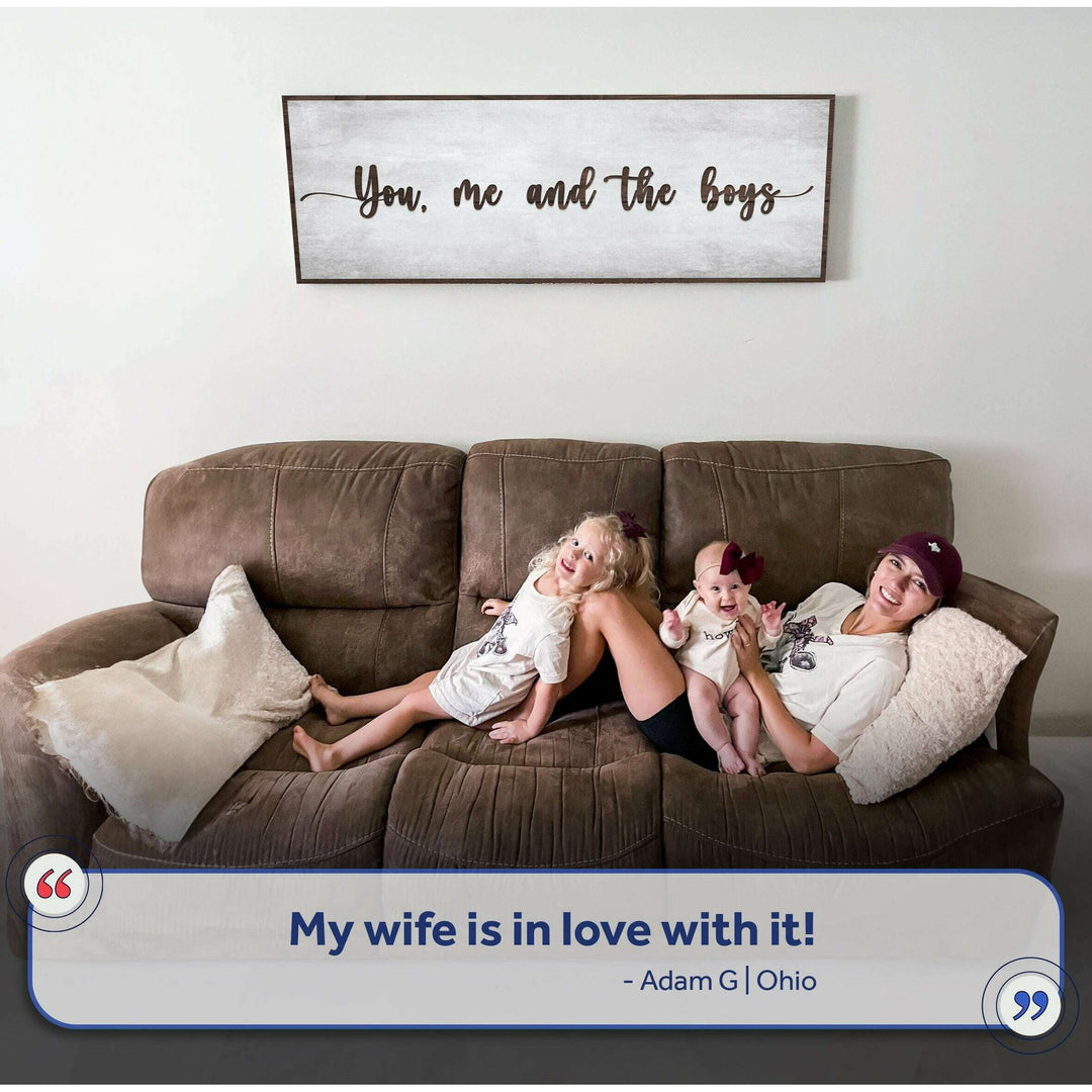 You, Me, And The Girls Sign