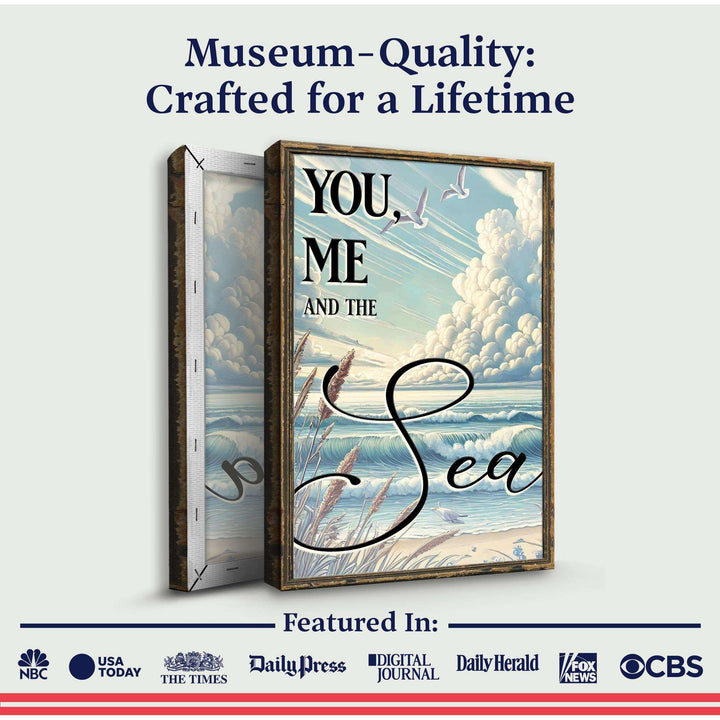 You Me and the Sea Coastal Sign III