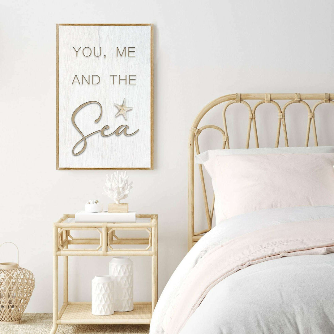 You Me and the Sea Coastal Sign V