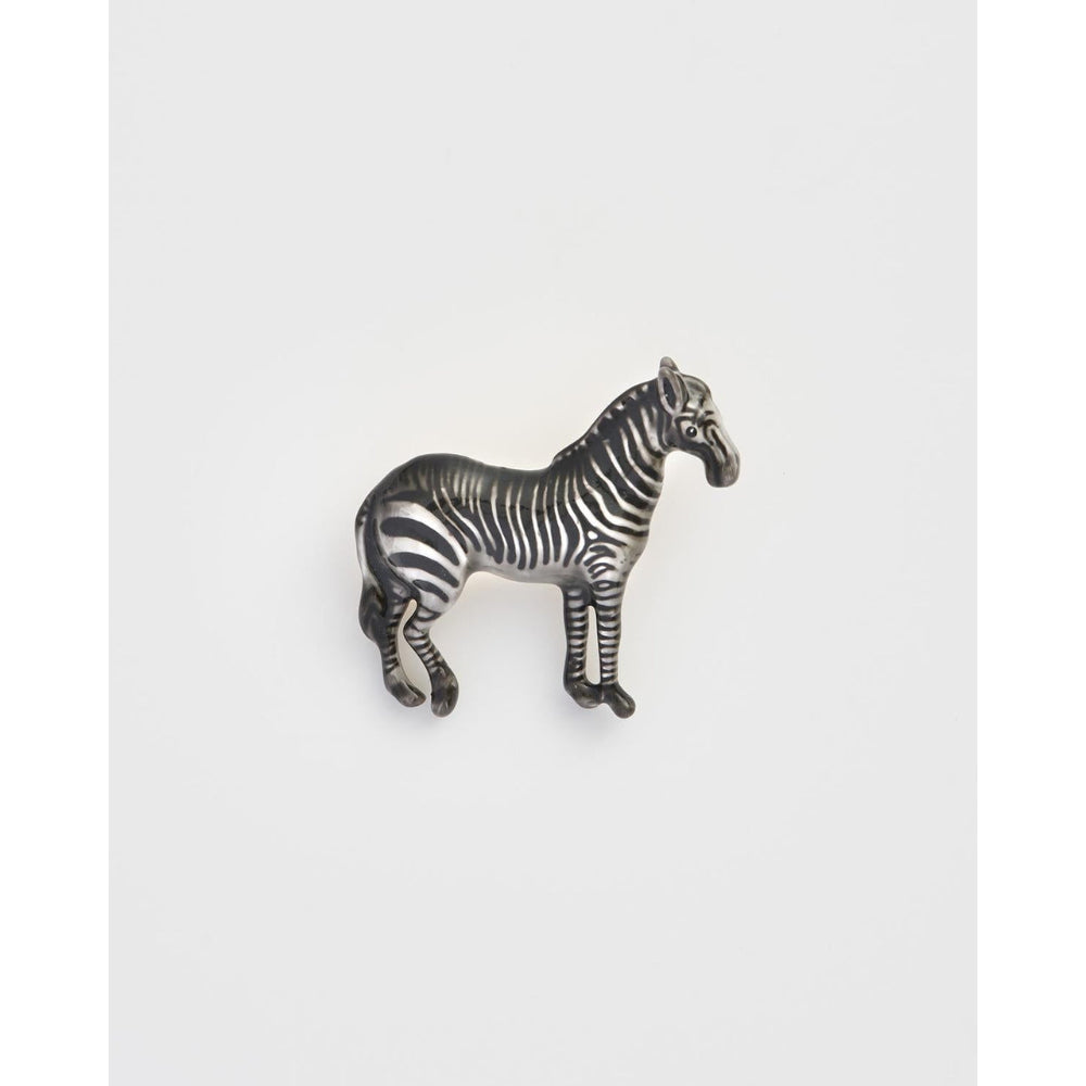 Zebra Brooch by Fable England 