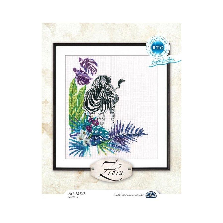 Zebra M743 Counted Cross Stitch Kit