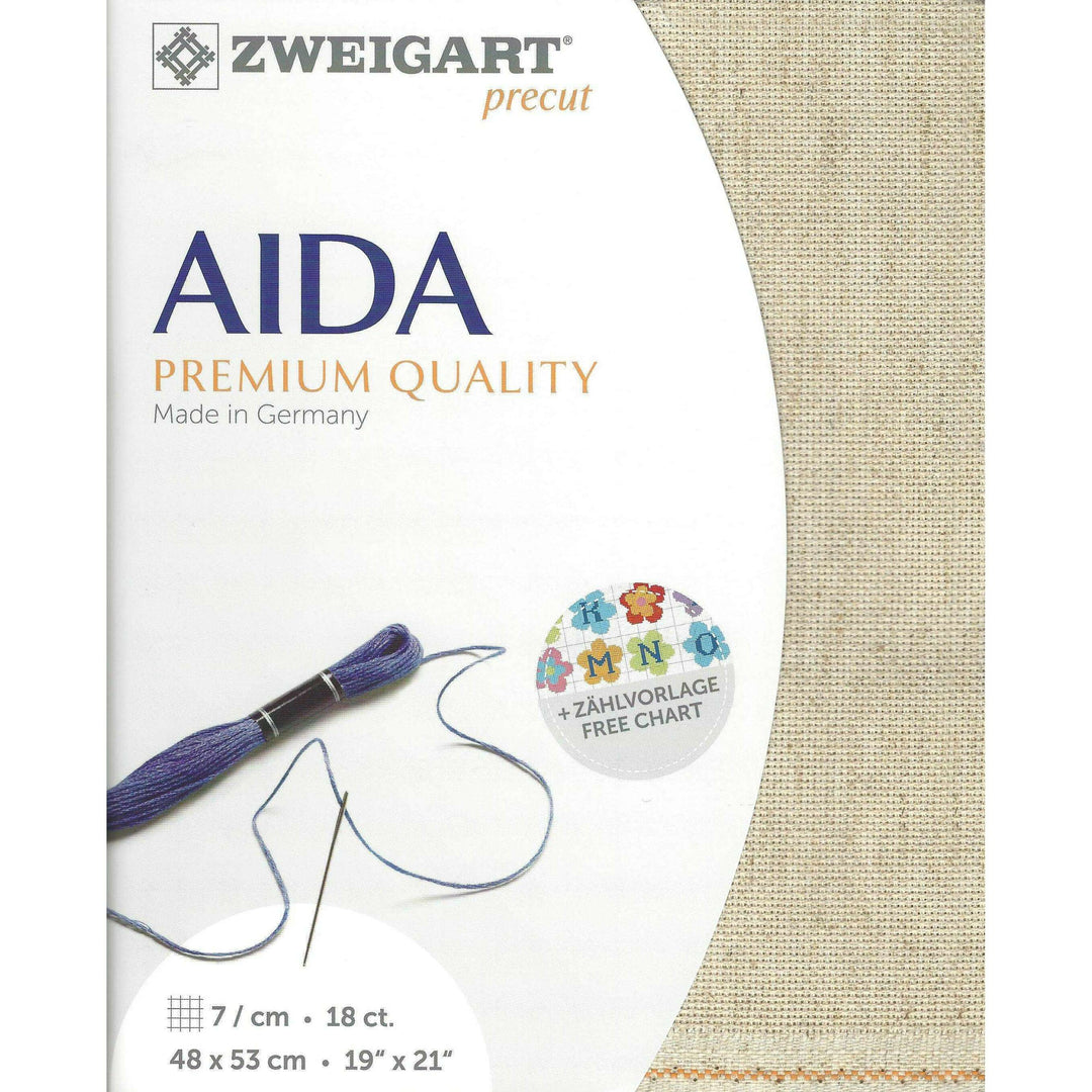 Zweigart Precut Rustico-Aida 18 count Wheat 3292/54