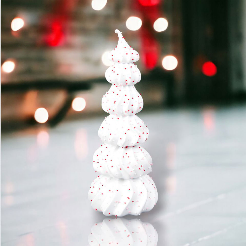 12" White Meringue Tree - NEW 2024 by December Diamonds image