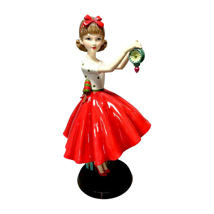 16.5" Retro Girl w/Ornaments - NEW 2024 by December Diamonds image